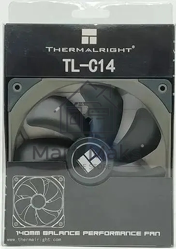Вентилятор для корпуса Thermalright TL-C14 черный, 140 мм, 1500 об/мин, 26.6 дБ, 4 pin