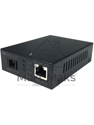 Медиаконвертер Origo WDM, 1000Base-T / 1000Base-LX (SC), Tx:1310 нм, Rx:1550 нм, одномод, до 20 км