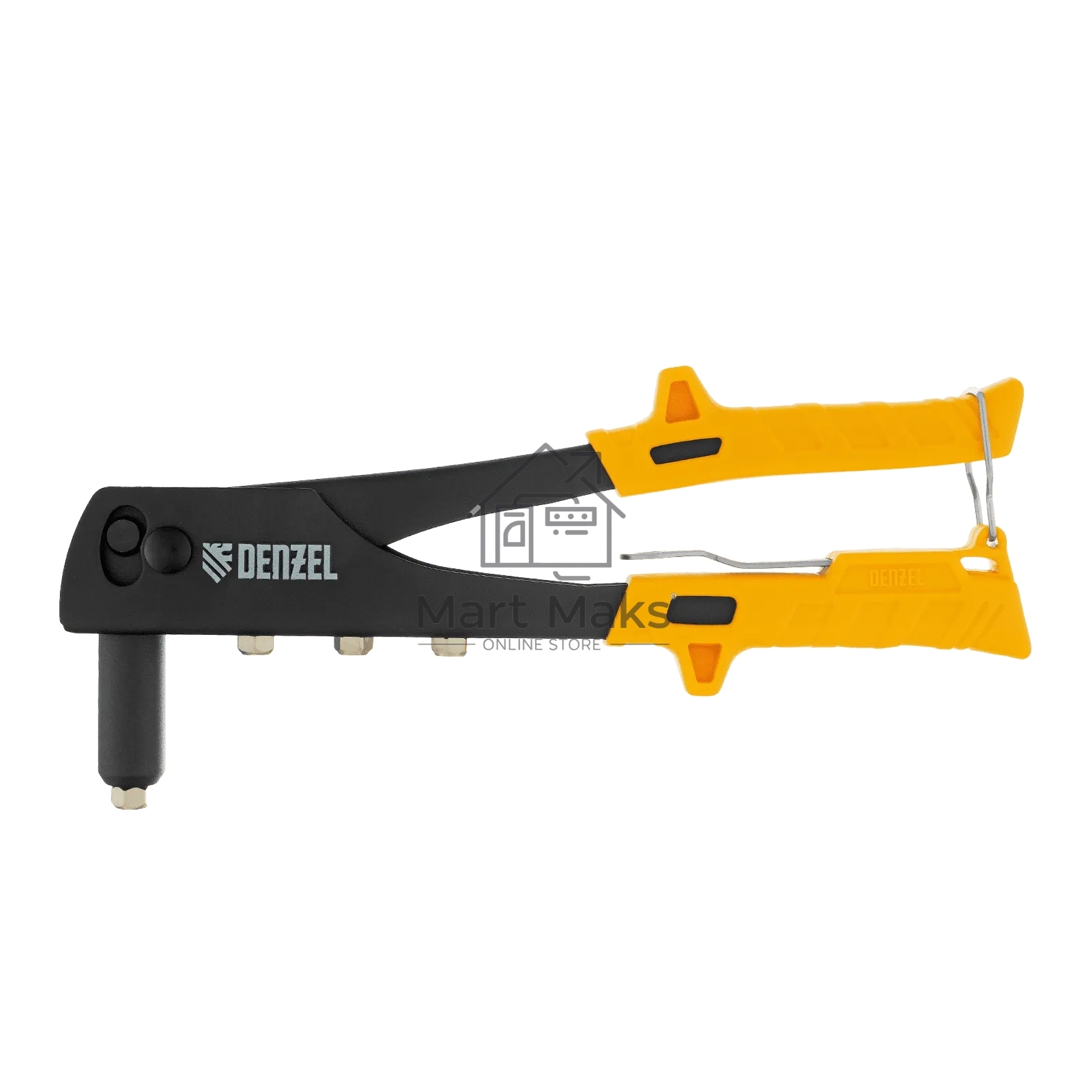 Заклепочник ручной Denzel 255 мм, заклепки 2,4-3,2-4,0-4,8 мм