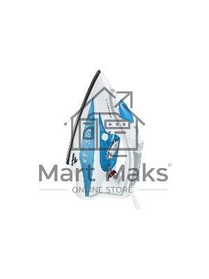 Утюг Добрыня DO-3122 2600Вт, керам, верт.отп, 350мл. бело/голубой