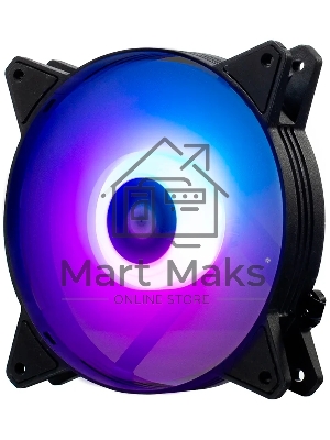 Кулер Lyambda LAC-01 (чёрный, ARGB, 1100 RPM, 20.3 dBA, 36.54 CFM, 4-Pin/5v ARGB)