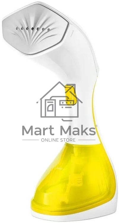 Отпариватель Kitfort КТ-999-4 желтый/белый, 1600 Вт, 20 г/мин, 240 мл