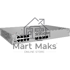 Коммутатор Huawei S220S-8P4JX, 8×1 Гбит/с PoE+ + 2×2.5 Гбит/с SFP + 2×10 Гбит/с SFP+, управляемый
