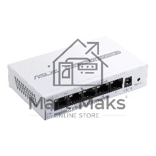 Коммутатор ASUS ExpertWiFi EBP15, 5×1 Гбит/с (4×PoE+), настраиваемый