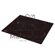Электрическая варочная поверхность Indesit IRCM 160, 4 конфорки, стеклокерамика, 6800 Вт