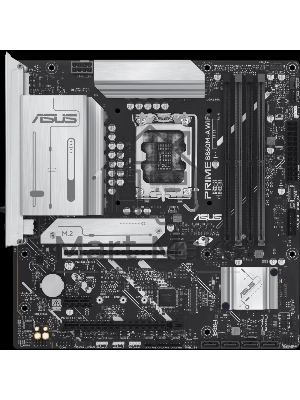 Материнская плата ASUS PRIME B860M-A WIFI, LGA 1851, Intel B860, 4xDDR5, 4xSATA, 2xM.2, 1xPCIe 5.0 x16, 1xPCIe 4.0 x16, 1xPCIe 4.0 x1, 2xDP, 1xHDMI, 1x 2.5Gb LAN, 1xUSB-C 20Gbps, 1xUSB-A 10Gbps, 2xUSB-A 5Gbps, 4xUSB-A 2.0, 3x3.5 мм, 7.1, micro-ATX.
