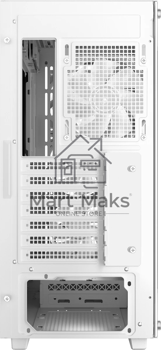 Компьютерный корпус Deepcool CC560 MESH V2 WH без БП, боковое окно (закаленное стекло), 3x120мм ARGB LED вентилятор спереди и 1x120мм ARGB LED вентилятор сзади, белый, ATX