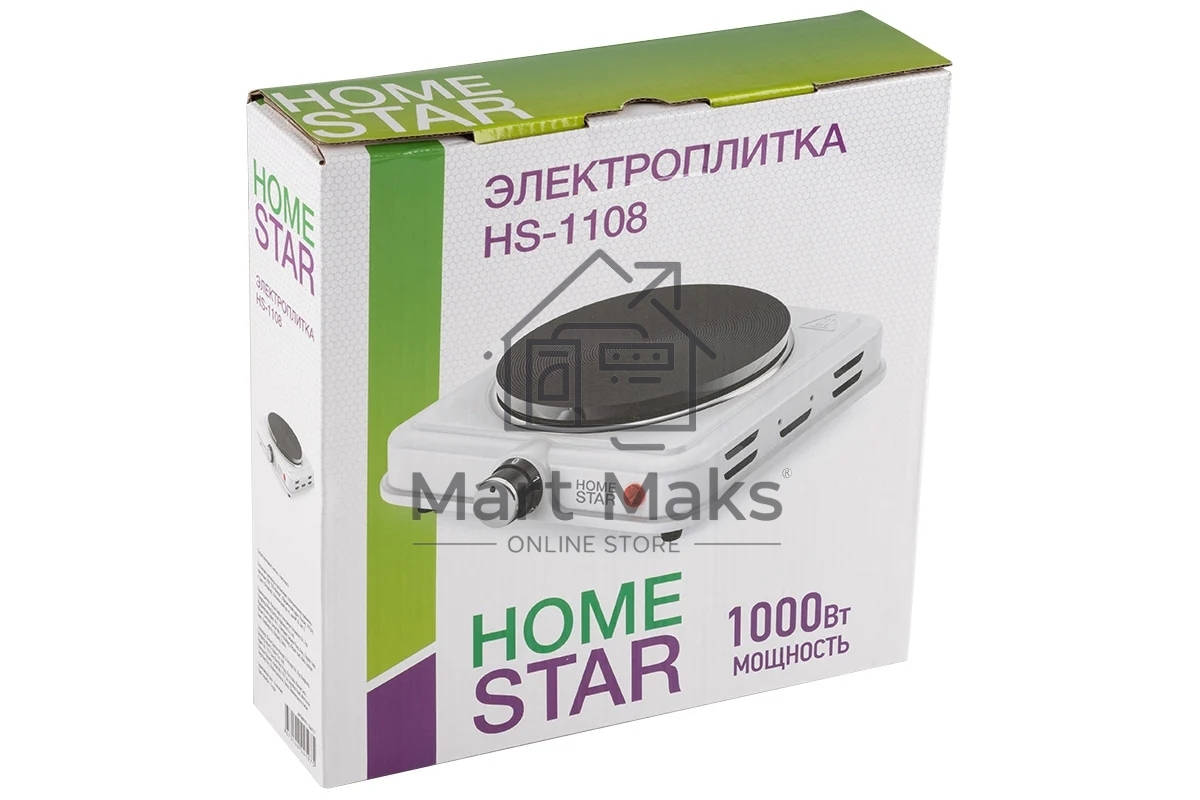Плита электрическая HOMESTAR HS-1108, чугун