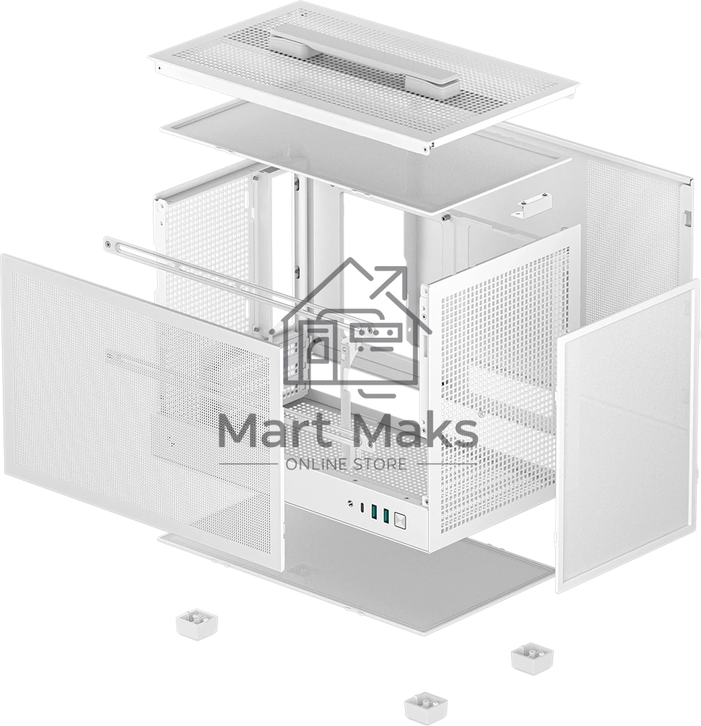 Компьютерный корпус для ПК Deepcool CH160 MESH WH