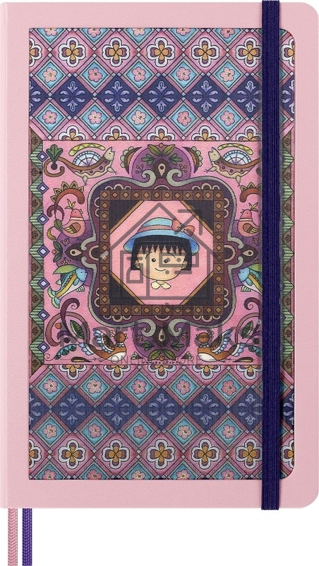 Блокнот Moleskine LIMITED EDITION SAKURA LESU07QP060 Large 130х210мм, обложка текстиль, 176 страниц, линейка, подарочная коробка, ассорти Momoko Sakura