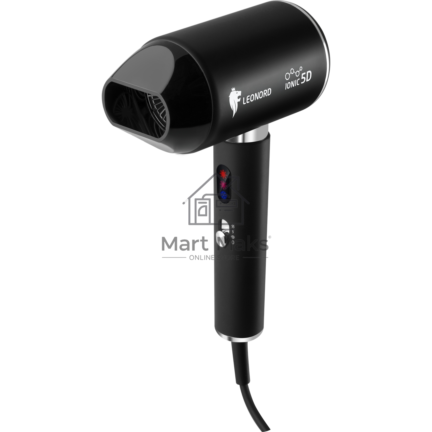 Фен LEONORD LE-1226 (900310) черный