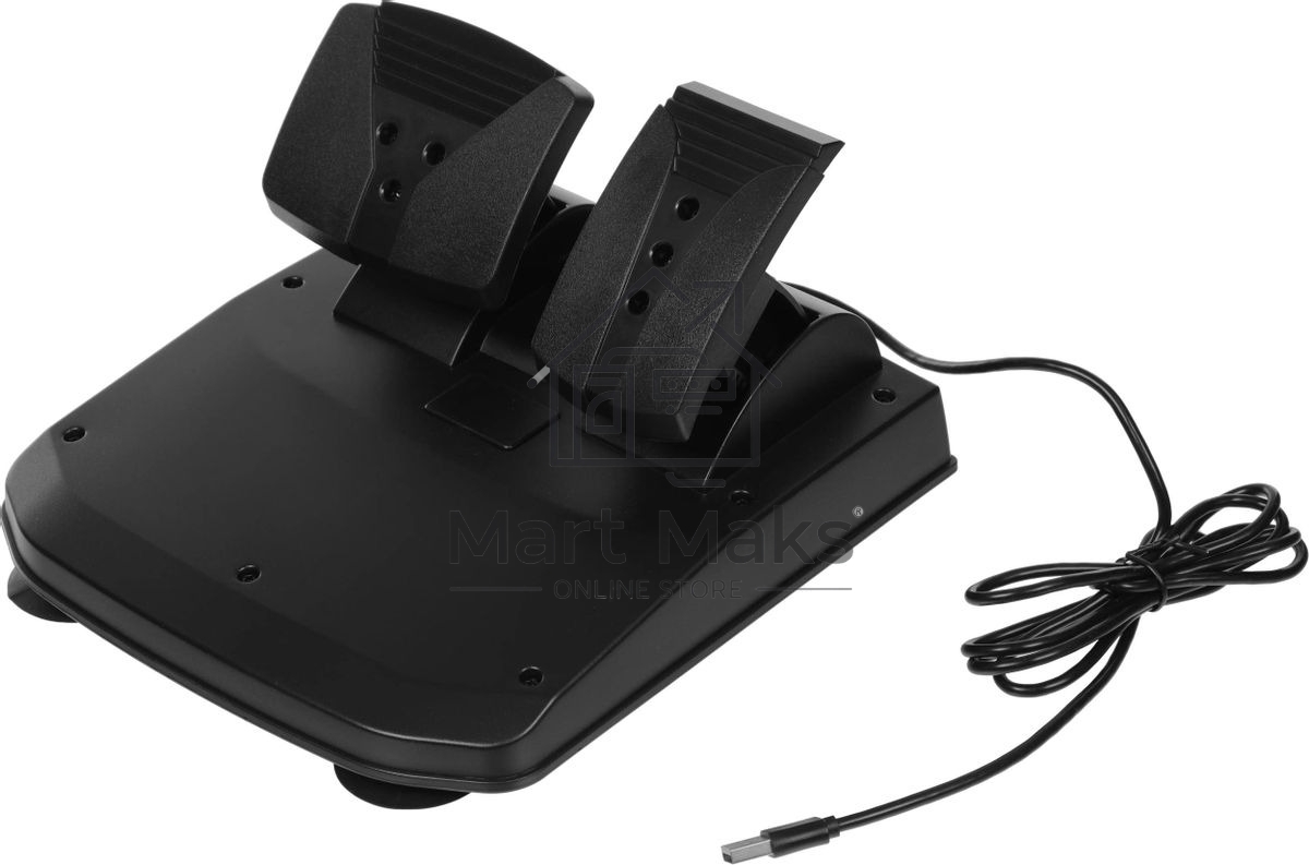 Игровой руль DEFENDER (64067) Rager черн,PC/PS/Xbox/Switch,педали