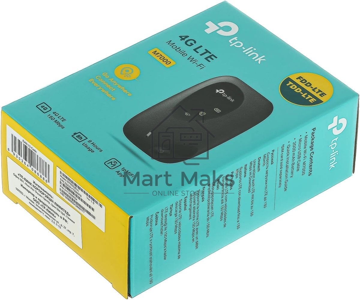 Мобильный Wi-Fi роутер TP-Link M7000