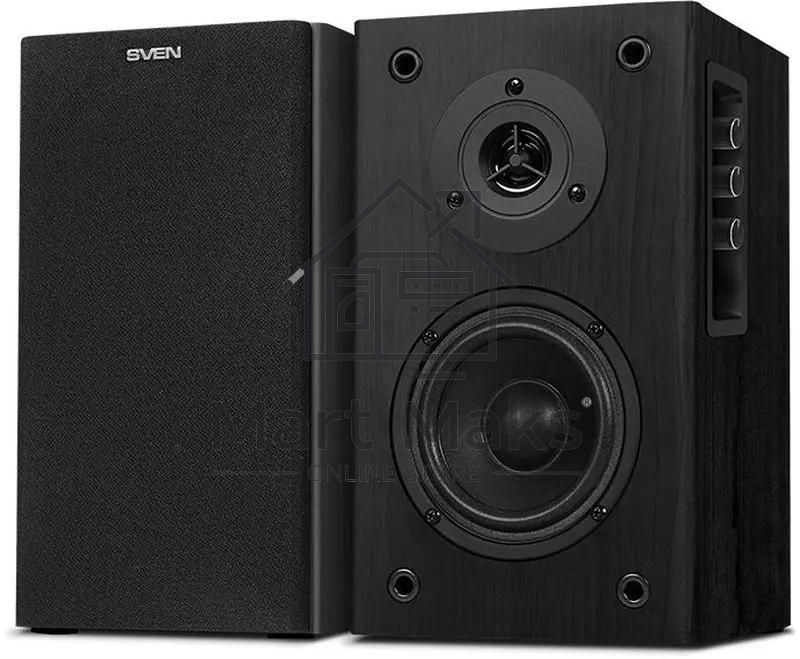 Акустическая система SVEN SPS-614 2.0 (2x20W, Bluetooth, дерево, black)