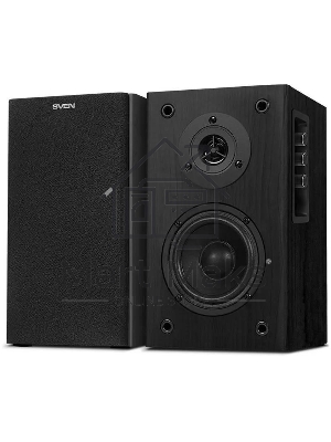 Акустическая система SVEN SPS-614 2.0 (2x20W, Bluetooth, дерево, black)