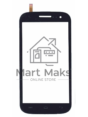 Сенсорное стекло (тачскрин) для Fly IQ451 Quattro Vista, черное
