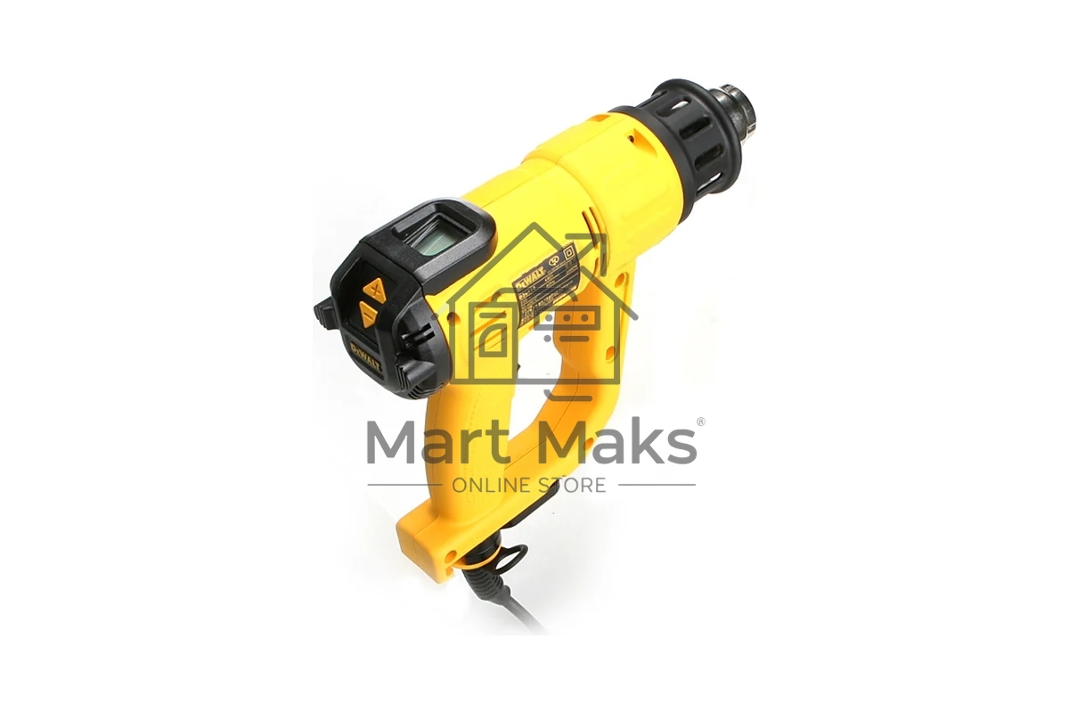 Фен техн. DeWALT D264142000Вт 50-600С 650л/мин + насадки