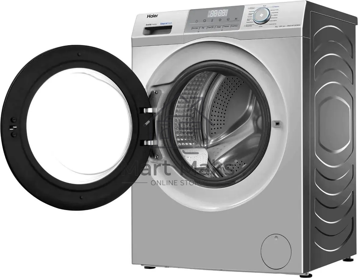 Стиральная машина Haier HW60-BP12929BSE серебристый загр. фронтальная макс.: 6 кг 1200об/мин класс: А+++