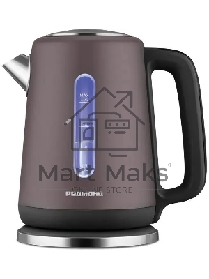 Чайник электрический Redmond KM238 1.7 л, 2200 Вт, серо-коричневый