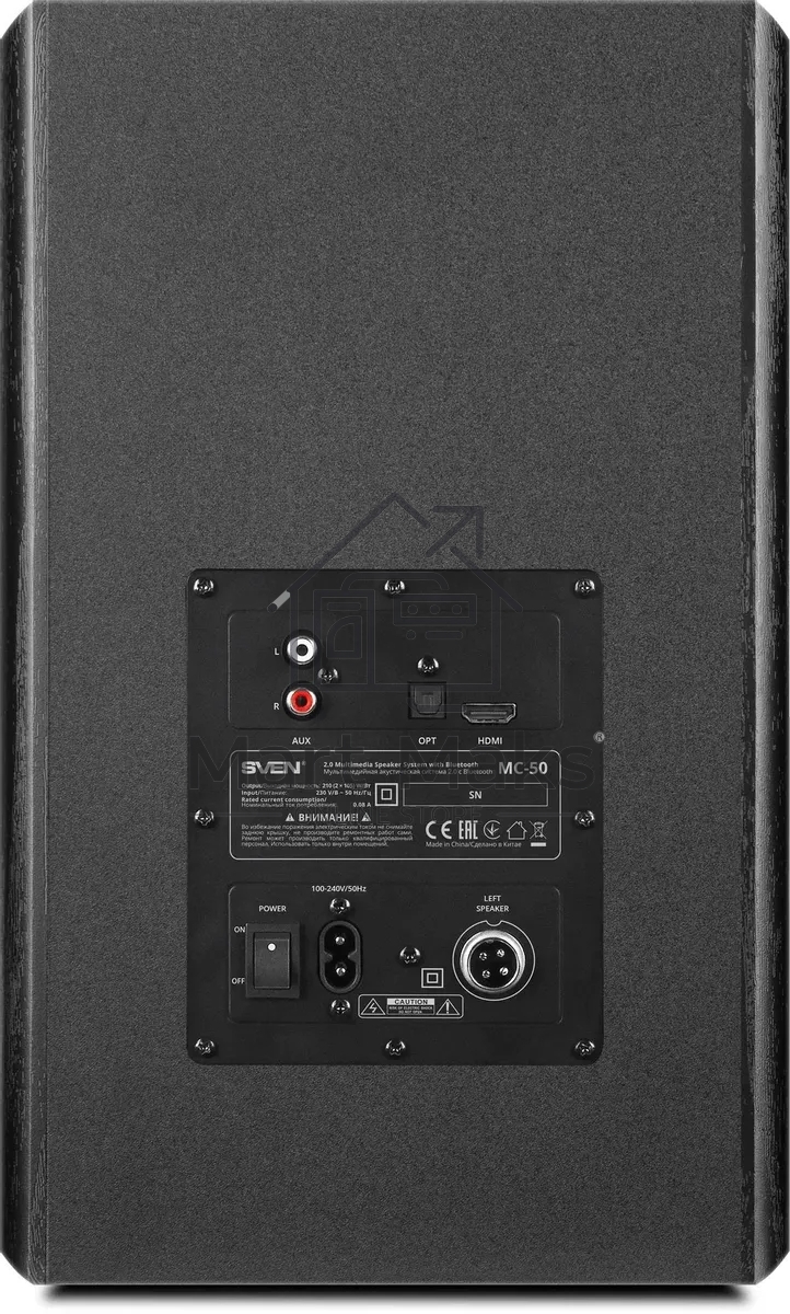 Колонки Sven MC-50 2.0 черный 210Вт BT