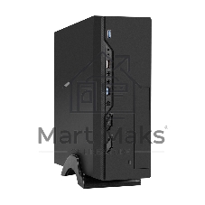 Компьютерный корпус Desktop ExeGate MI-208U2-M300 (mini-ITX/mATX, БП M300 с вент. 8см, 1хUSB+2хUSB 3.0, аудио, черный)
