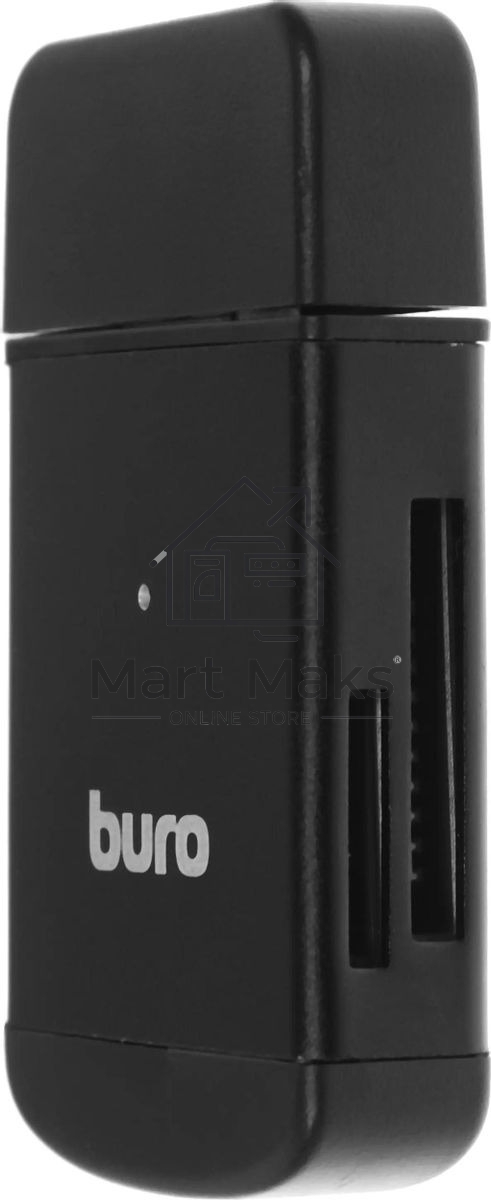 Кард-ридер Buro BU-CR-3103/черный/MMC/MS/MS Duo/MS Micro M2/MS Pro/RS-MMC/SD/SDHC/TF/mini-SD/USB 2.0/пластик