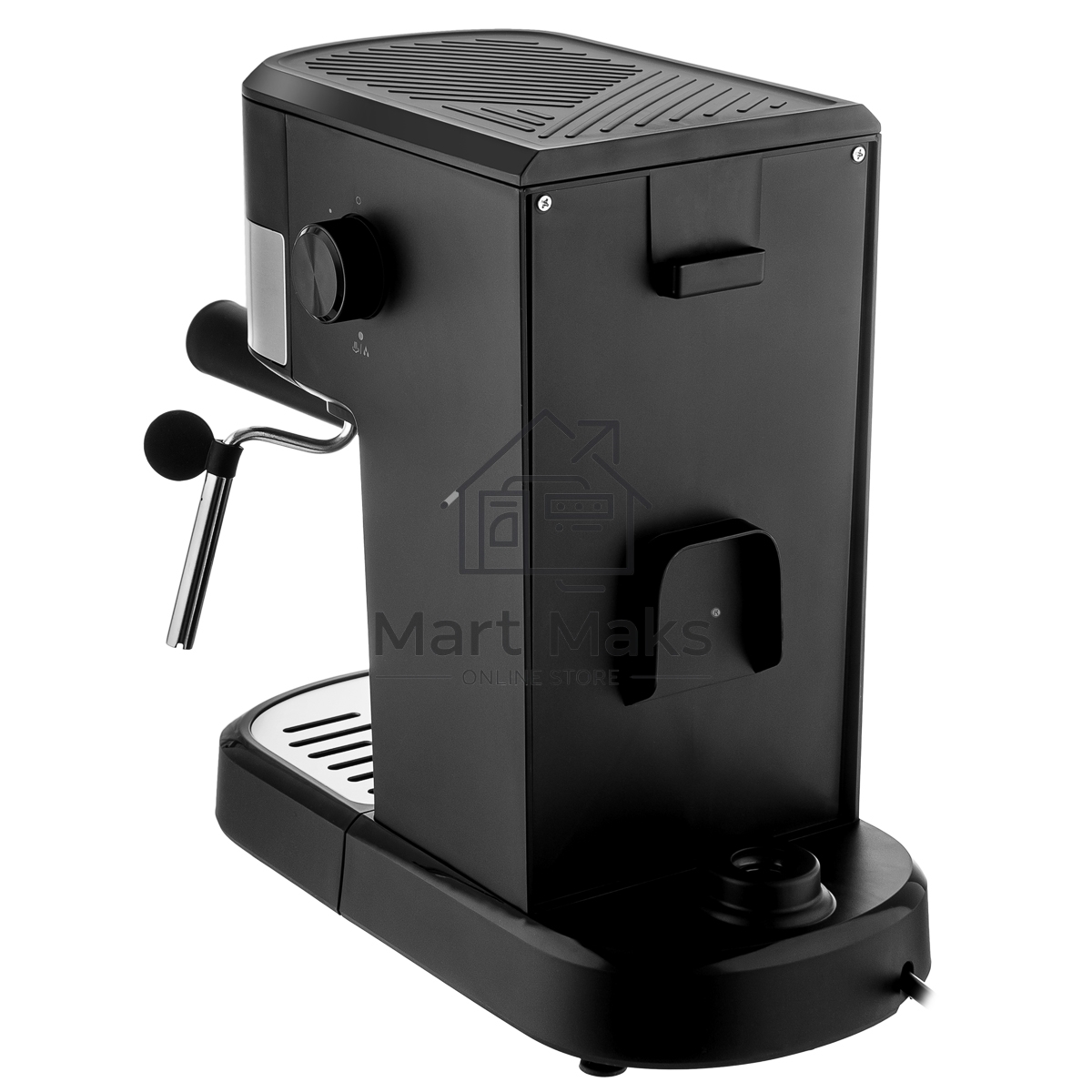 Кофеварка рожковая BRAYER BR1112 черный, исп. кофе - молотый, 1.2 л, 1100 Вт, 20 Бар.