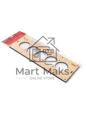 Шаблон для подрозетников EKF Expert sh-d68-5 c 5 отверстиями d 68 мм