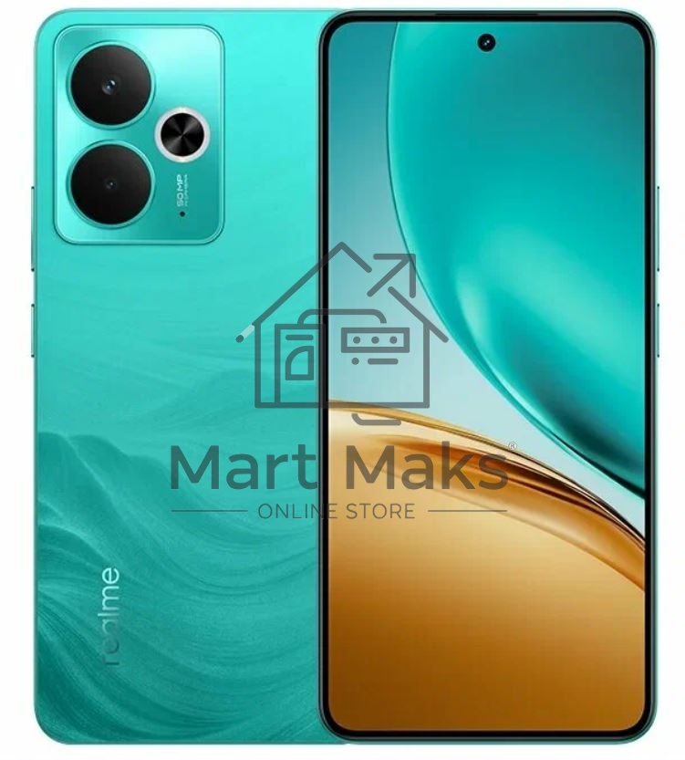 Смартфон Realme 14T 5G RMX5078 12/256Gb зеленый