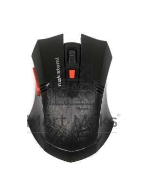 Мышь беспроводная Nakatomi MRON-04U черный, 1600 dpi, радиоканал, USB, кнопки - 6