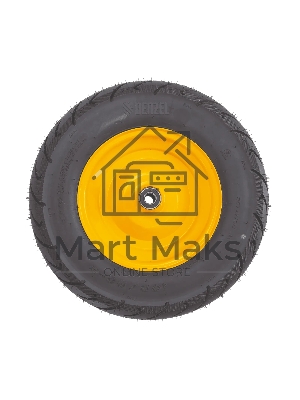 Колесо пневматическое бескамерное Denzel 16х4.00-8 D410мм, d12мм, длина оси 104мм Колесо пневматическое бескамерное Denzel 16х4.00-8 D410мм, d12мм, длина оси 104мм