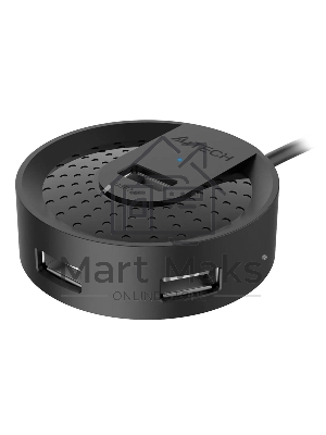 Разветвитель USB 2.0 A4Tech HUB-20 4порт. черный