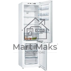 Холодильник Bosch KGN39UW30U белый двухкамерный 279/87л морозилка снизу, No Frost