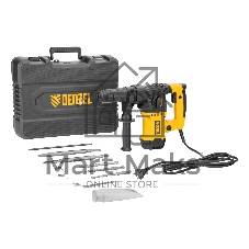 Перфоратор Denzel RHVB-1250-32, SDS-plus, 1250 Вт, 5,5 Дж, от сети