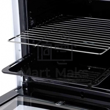Плита комбинированная Flama RK 2211 белый, конфорок 4 шт, духовка 50 л, 50 см x 85 см x 60 см