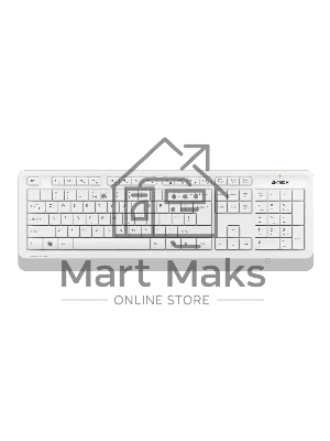 Комплект клавиатура+мышь A4Tech FStyler FG1010S беспроводной, USB, 2000 DPI, белый/серый