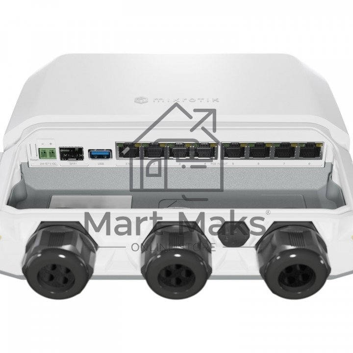 Маршрутизатор/ RB5009UPr+S+OUT Wired router 2.5 Gigabit Ethernet, Gigabit Ethernet White
