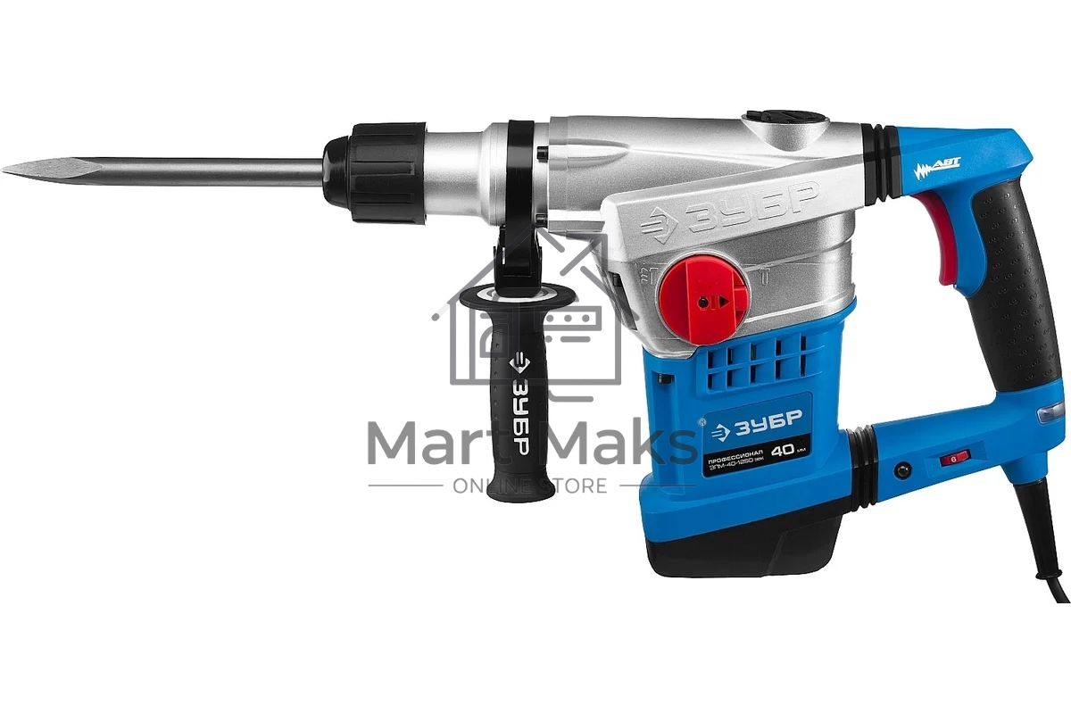 Перфоратор ЗУБР ЗПМ-40-1250 ЭВК ПерфораторSDS-Max