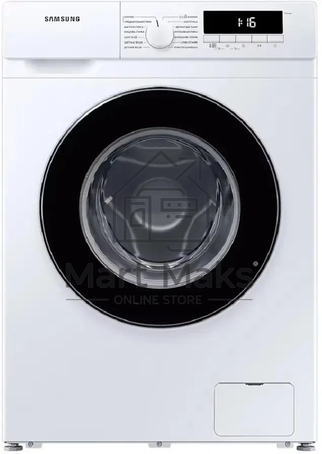 Стиральная машина Samsung WW80T3040BW/LP белый, загрузка фронтальная 8кг, 1400 об/мин, класс А