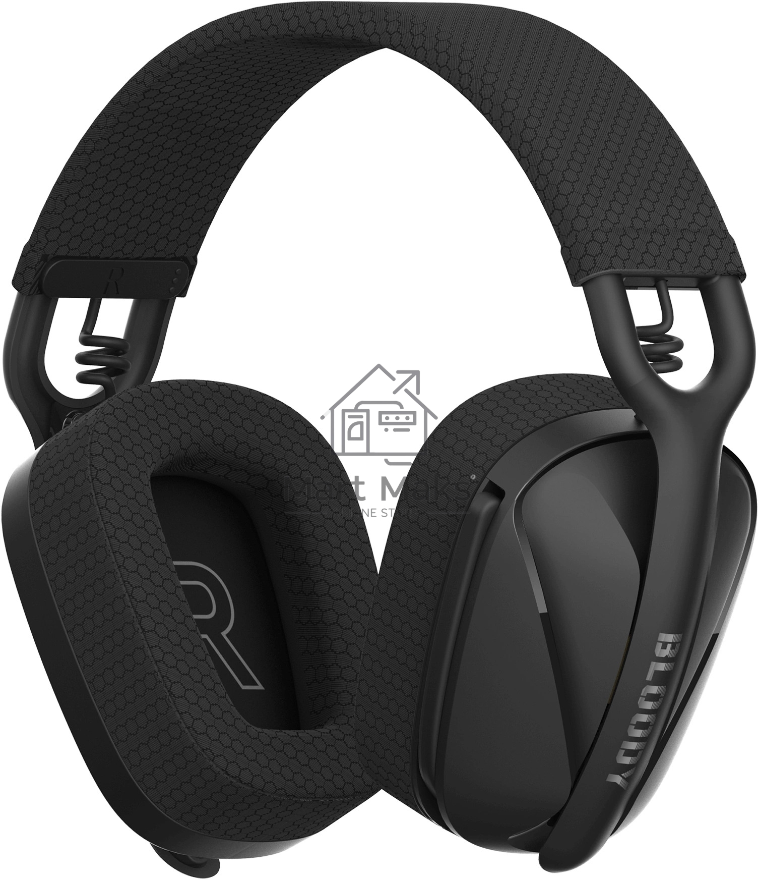 Наушники с микрофоном A4Tech Bloody GR280 Sports черный мониторные оголовье