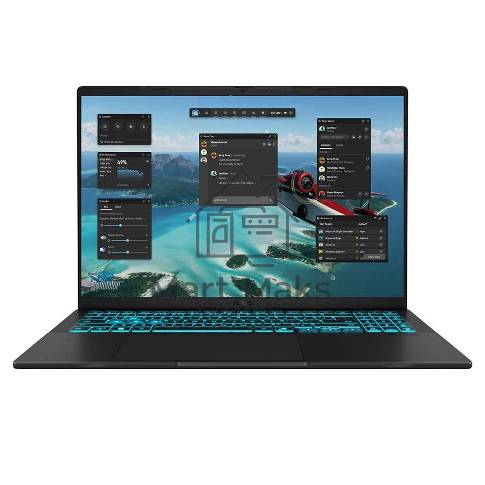 Ноутбук ASUS Gaming V16 V3607VU-RP326 Intel Core 7 240H 2500MHz/16