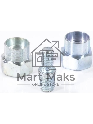 Катушка Denzel универ. триммер. гайка м10 гайка м8 м12 винт м8-м10 лев.резьба шаг1.25мм