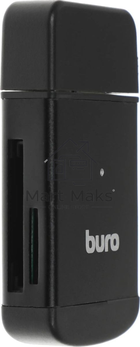 Кард-ридер Buro BU-CR-3103/черный/MMC/MS/MS Duo/MS Micro M2/MS Pro/RS-MMC/SD/SDHC/TF/mini-SD/USB 2.0/пластик