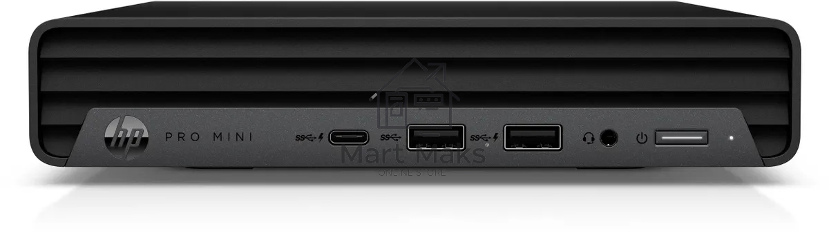 Неттоп HP ProDesk 400 G9 Mini i3 13100T (2.5) 8Gb SSD256Gb UHDG 730 Free DOS GbitEth WiFi BT 90W мышь клавиатура черный (935X8EA)