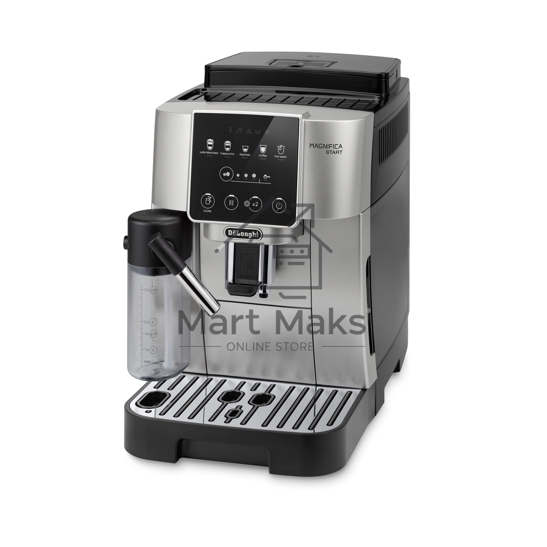 Кофемашина автоматическая DeLonghi ECAM220.80.SB серебристый, исп. кофе - молотый/зерновой, 1.8 л, 1450 Вт, 15 Бар.