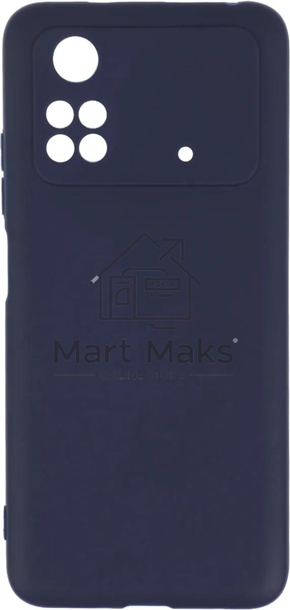 Чехол (клип-кейс) DF poCase-03 для Xiaomi Poco M4 Pro синий