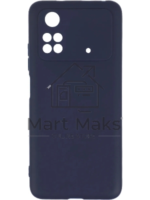 Чехол (клип-кейс) DF poCase-03 для Xiaomi Poco M4 Pro синий