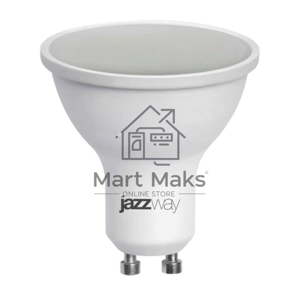 Лампа светодиодная JazzWay PLED-SP 7Вт 3000К тепл. белый GU10 520лм 230В
