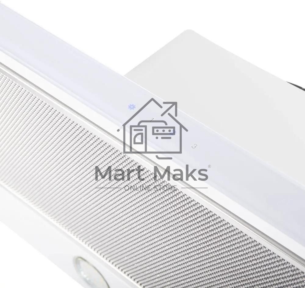 Вытяжка встраиваемая Maunfeld Ouse Touch Glass 60 белый, 60 см, 750 куб. м/ч, 48 дБ