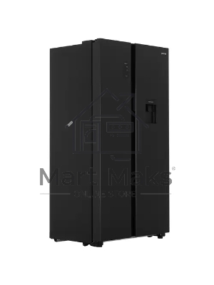 Холодильник Gorenje NRR9185EABXLWD черный матовый двухкамерный 353/191л морозилка снизу